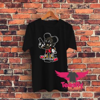 Gangsta Mickey Mouse Graphic T Shirt